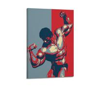 CXMAKNZ Poster applicabili a Arnold Schwarzenegger pittura a olio decorativa pittura artistica da appendere per casa, soggiorno, camera da letto, sala da pranzo, parete, 40 x 60 cm, stile cornice