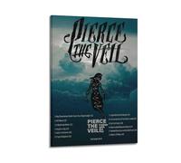 CXMAKNZ Poster applicabili a Eflormes Pierce The Veil vintage Personali tela pittura ad olio decorativa poster da appendere per casa, soggiorno, camera da letto, sala da pranzo, parete, 30 x 45 cm