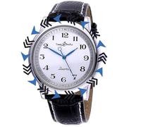 CXML&DASHE Orologio Antiorario - Lancette a Rotazione Inversa, Numeri Retrograde, Movimento Quartz non convenzionale Inverso (Design Invertito Originale, Orologio Eccentrico)