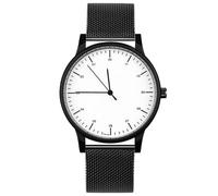 CXML&DASHE Orologio Antiorario - Lancette Inverse & Numeri Invertiti, Movimento al Quarzo Inverso, Design Minimalista Non Convenzionale (Orologio Unico)