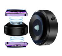 CXML&DASHE Supporto per telefono a doppia faccia, con ventosa elettrica, rotazione a 360°, portatile, per auto, per parabrezza, cruscotto, tutti i telefoni cellulari (grigio)