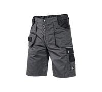 CXS Pantaloncini da Lavoro Uomo Professional - Pantaloncini durevoli Molto Resistenti Pantaloni da Lavoro Pantaloni da Giardino Pantaloncini da Giardino (62, Grigio - Nero)