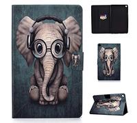 CXTCASE Cover per Samsung Galaxy Tab A 10.1 2019(SM-T510/T515), con funzione leggio per Samsung Galaxy Tab A 10.1 2019 SM-T510/T515, elefante