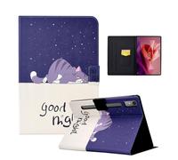 CXTCASE Custodia per Lenovo Tab P12 12.7'' 2023 Custodia Cover Cover Case con Supporto per Lenovo Tab P12 12.7'', Gatto pigro