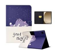 CXTCASE Custodia per Samsung Galaxy Tab A11 Plus 2025/A9 Plus 2023 11", Custodia Cover Case con Funzione Stand per Samsung Galaxy Tab A11+/A9+, Gatto pigro