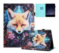 CXTCASE Custodia per Samsung Galaxy Tab A9 2023 (SM-X110/SM-X115) 8.7", custodia protettiva con supporto per Samsung Galaxy Tab A9 2023, volpe