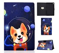 CXTCASE Custodia per Samsung Galaxy Tab A9 2023 (SM-X110/SM-X115) 8.7", custodia protettiva con supporto per Samsung Galaxy Tab A9 2023, cane spaziale