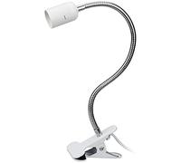 CXtech Base per lampada da tavolo a LED, portalampada E27 con morsetto, lampada da comodino con interruttore, portalampada regolabile Base portalampada con clip per tatuaggio,lettura,trucco (EU Plug)