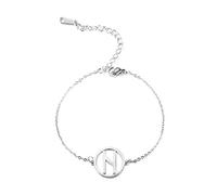 CXWK 24 Rune Odino Bracciale con Lettere nordiche Vichingo Amuleto Braccialetti con ciondoli in Acciaio Inossidabile Gioielli per Le Donne