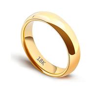 CXWK con Certificato Originale in Oro Bianco 18 carati Anello di Lusso Lab Diamond FEDI Nuziali da Sposa