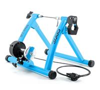 CXWXC Allenatore a rulli per bicicletta, pieghevole, in acciaio, con sgancio rapido, per bicicletta da 26 - 29 pollici, per allenamento in bicicletta, a casa, per interni
