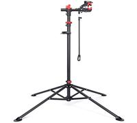 CXWXC Supporto per manutenzione bicicletta, impugnatura girevole a 360 gradi, vassoio porta attrezzi magnetico, pieghevole, leggero, per bici da strada e mountain bike, facile da montare, nero, carico