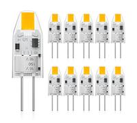 Cxyemt G4-GJ1005-COB - Lampadina LED G4, 12 V, equivalente a 1 W, 10 W, luce bianca calda 2700 K, senza sfarfallio a risparmio energetico, lampadine a capsula a risparmio energetico G4 a due pin, non