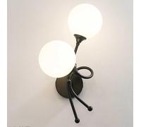 CXYWBD a LED, Parete in Oro Che oscura Il Tricolore, Vetro Opaco Industriale Light Soggiorno Lampada Sfondo, per la Fattoria della Camera da Letto
