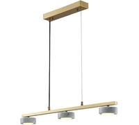 CXYWBD Apparecchio di Illuminazione Marmo 3 Lampada Caduta, luci appese in Rame LED compatibili con la Sala da Pranzo dell'isola della Cucina clausola Lunga, soffitto dell'illuminazione a