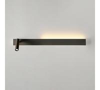 CXYWBD Apparecchio Illuminazione lineare Nera a LED, Sequestro Rettangolare Lampada Lunghi, sequestratura Regolabile, Salotto Le luci di Lavaggio Parete per la Fattoria della Camera da Letto