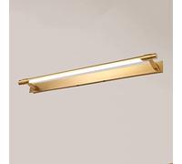 CXYWBD Appliques Murales, Fun Light Anteriore, Barre di Illuminazione W su sopra Lo Toilette Trucco Lampade a Parete Specchio Bagno Lampada Decorativa per decori da Comodino, 6000k (Colore: Oro 4
