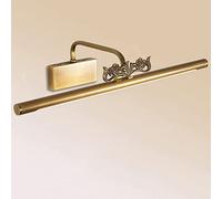 CXYWBD Appliques Murales, LED Light Ramio Bagno per Trucco retrò, Neutro White 4000K Specchio camerino Lampade Vanity Decor Decorazioni da Letto, Nero