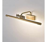 CXYWBD Appliques Murales, LED Light Ramio Bagno per Trucco retrò, Neutro White 4000K Specchio camerino Lampade Vanity Decor Decorazioni da Letto, Nero