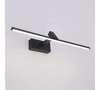 CXYWBD Appliques Murales, Light Regolabile Lampada Anteriore LED LIMINE Bagno, SCONCIO del Molto ABBIETTO ROUTTURA, Lampade Specchio Trucco cm per Decorazioni da Letto a Parete in Polvere, Nero 4