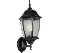 CXYWBD European Style Villa Exterior Lamp E27 Light Balcony Aisle Corridor Retro Wall Outdoor Waterproof for Bedroom Living Room Study Room,Black-45 * 20cm