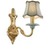 CXYWBD Farmhouse Chandelier Bedroom Bedside 1-2-Lights Full Copper Lamp Stylish And Living Room Corridor Aisle Wall Light Bracket,1-Light