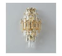 CXYWBD Funzione pareti Dorate Moderna Lumo di Light Vanity Lampada Parete per la Camera Letto Sogro da Pranzo Sala delle Scale T-155 (Oro)