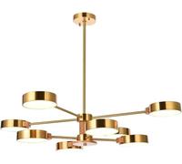 CXYWBD in Ottone Oro Sputnik lampadario Moderno sospeso Lampada LED Altezza Regolabile, soffitto di Illuminazione a Sospensione