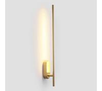 CXYWBD Indoor 9W ° Rotatable Long Strip Gold Linear Bar LED Hardware Bedroom Bedside Wall Lamp Minimalism Night Lights for Living,White Light 6000K