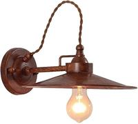 CXYWBD Industrial Retro Farmhouse E26 Parete Lampada a LED Phonces murale Moderno