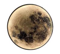 CXYWBD Lampada a LED Moderna luci dimmizzabile Camera Letto Romantico Luna Atmosfera da Parete per Il Soggiorno Decorazione murale T-155 (30 cm/11,8 Pollici)