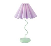 CXYWBD Lampada Tavolo Pieghe Semplice, Set Lino a Base di Ceramica, Camera Comodino, Decorazione Ufficio Domestico Adatto per camere da Letto, Soggiorno, uffici, Libro (Verde)