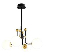 CXYWBD Lampadario 6 luci Sputnik in Oro Moderno vitto Moderna Lampada molecolare Fagioli magici, soffitto di Illuminazione a Sospensione