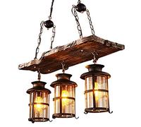 CXYWBD Lampadario retrò Lampada Ciondolo Vintage Industriale 7 Teste Marcia Metallo Ristorante Camera da Letto appesa Altezza della Luce Regolabile Nostalgia in Ferro di Decorazione del Illuminazione