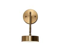 CXYWBD Lamps 24W LED Light Adjustable Brass Lamp Copper Finish Rotatable Indoor Wall Lighting Fixtures for Living Room Bedroom,