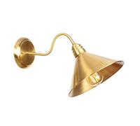CXYWBD Lamps Gold Brass Lamp for Bar Restaurant Stair Retro Copper Wall Light Sconces Style Lighting re E27 AC Indoor And Outdoor-A,One Color-B