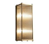 CXYWBD Lamps Sconces American Copper Concise Crystal Lampshade Indoor Fixture - Decorative Wall Lamp Compatible with Home Bedroom,