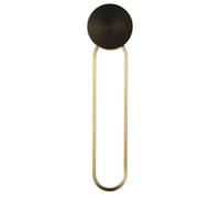 CXYWBD Lamps Sconces Lighting LED Lamp Bedroom Bedside Wall Fixture 18W Vanity Light Over Mirror Hallway Stair Corridor Black Gold,Black And Gold
