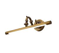 CXYWBD Lamps Sconces Retro Copper LED Vanity Bathroom Mirror Cabinet Fixture Lighting Wall Lamp 4000K White Light Lámpara De,Onecolor-45cm