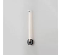 CXYWBD LED Linear Copper Mount Light Indoor Vanity Lamp Minimalist Lighting Fixtures 3 Color Mode Wall Wash,Svart-40cm