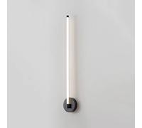 CXYWBD LED Linear Copper Mount Light Indoor Vanity Lamp Minimalist Lighting Fixtures 3 Color Mode Wall Wash,Svart-60cm