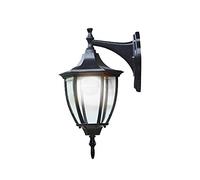 CXYWBD Light European Antique Waterproof Lamp Retro E27 Aluminum Glass Outdoor Wall Lantern Villa Hotel Courtyard Garden,