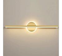 CXYWBD Luce Lampade a LED Moderno luci di vanità 10W in Bagno sopra Specchio Illuminazione Accessori per impianti 40 cm 3000k Lampada Decorazione da Parete, Oro