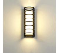 CXYWBD Luci da Classico minimalismo cilindrico Monte Lampada LED Impermeabili Parete Light Outdoor 3000K (A)