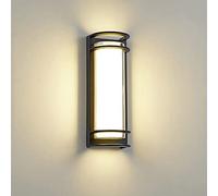 CXYWBD Luci da Classico minimalismo cilindrico Monte Parete Lampada a LED Impermeabili Aperpente Murale Outdoor Light 3000K (B)