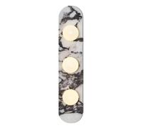 CXYWBD Luci Marmo Naturale Lampada in Vetro cablato Dimmetti Parete a LED per Camera da Letto corridoio Soggiorno T-155 (3000K/4500K/6000K, 60 cm/23.62in)