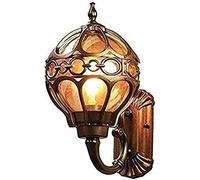 CXYWBD Luci per Esterni Luce da Lampada a v-intento Europea con Vetro Impermeabile Europeo funce retrò del Balcone Illuminazione Patio di Portico Cortile Parete decreto