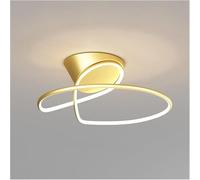 CXYWBD Luci soffitto LED Minimalista Soggiorno DECIFICATO Lima Compatibile con CUSCINE Camera LUSTRI Nera, Alimentazione A CIGNITÀ BACCHIGGIO
