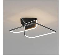 CXYWBD Luci soffitto LED Minimalista Soggiorno DECIFICATO Lima Compatibile con CUSCINE Camera LUSTRI Nera, Alimentazione A CIGNITÀ BACCHIGGIO