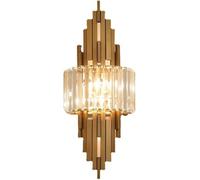 CXYWBD Lumo Oro Postmoderna Lampada Parete in Moderno vanità Le pareti Interne Applique compatibili con per la Fattoria della Camera da Letto